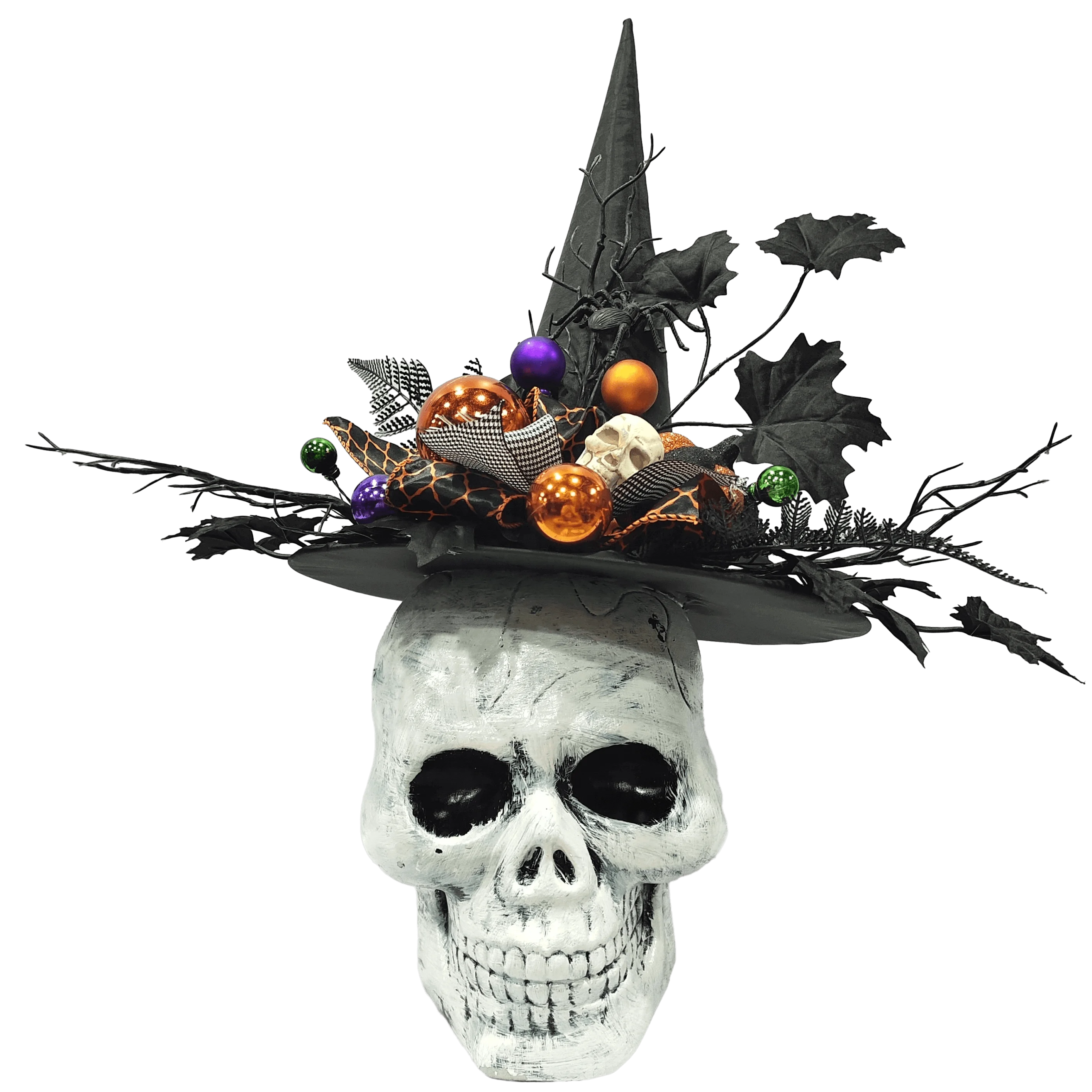 Senmasine Multiple Styles DIY Table Decoration Pumpkin Witch Hat Spooky Eyes Baubles Party Halloween Skeleton