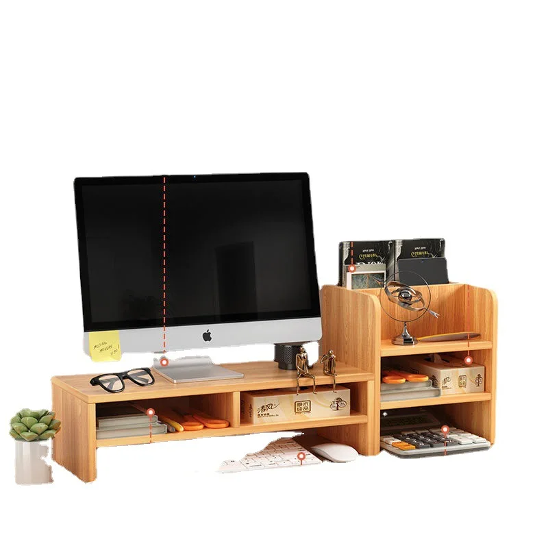 Monitor Stand Riser, 2 Tiers Screen Stand for Laptop Computer/TV/PC/Printer, Multifunctional Desktop Organizer