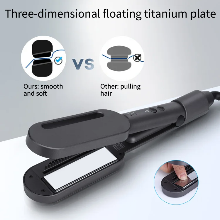 wholesale 3 in 1 wet keratin cold steam steampod electric nano titanium hair straightener products