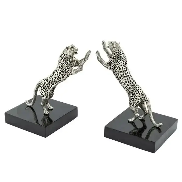 Riding Horse Aluminium Bookends Sets Hot Selling Top Quality Aluminium Horse Book Holder Unique Design Metal Horse Stands