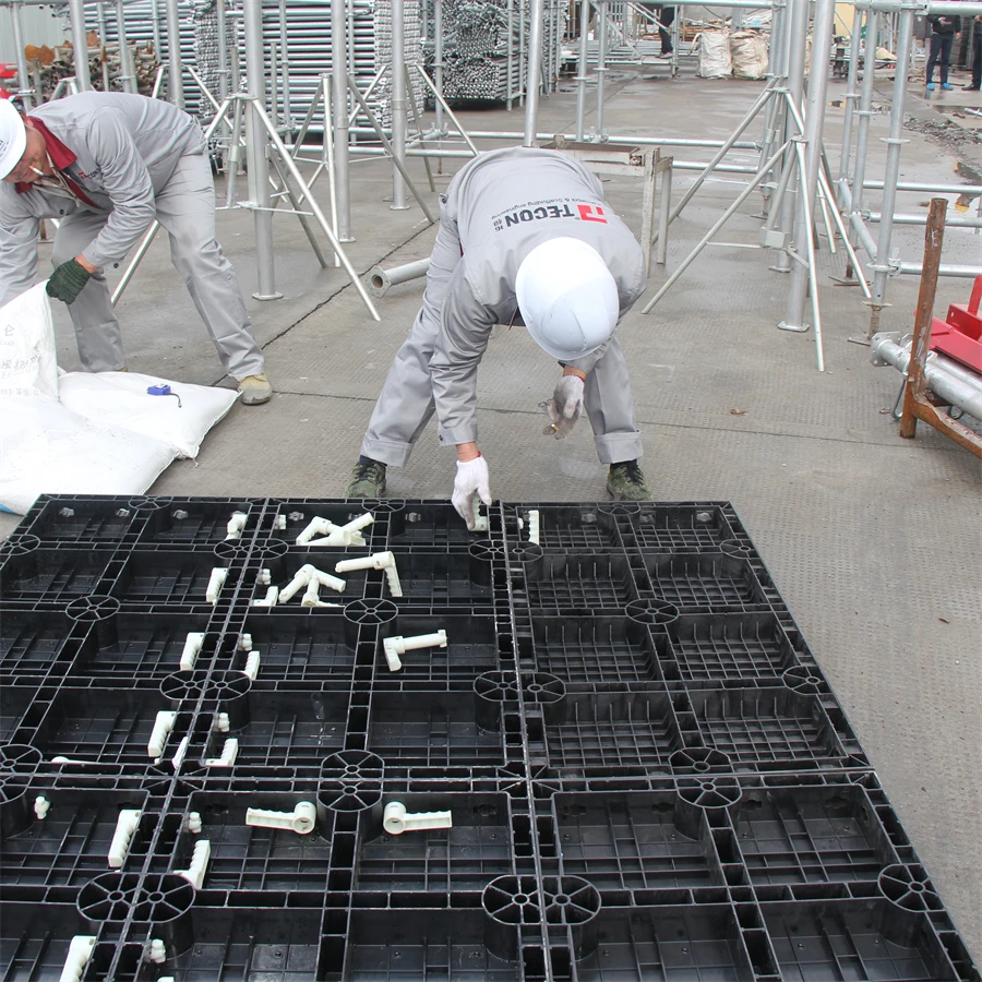 Reused ABS Plastic Formwork Panels for Concrete Column and Pillers