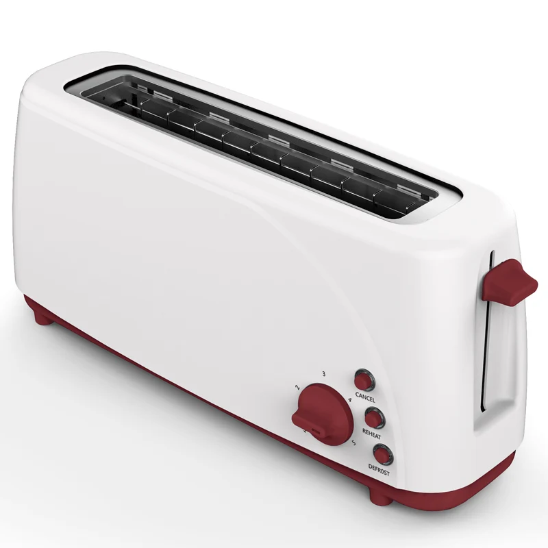 Fashion Appearance 2 slice Long Slot Toaster Factory Customized, Home Multifunctional Bread Toaster