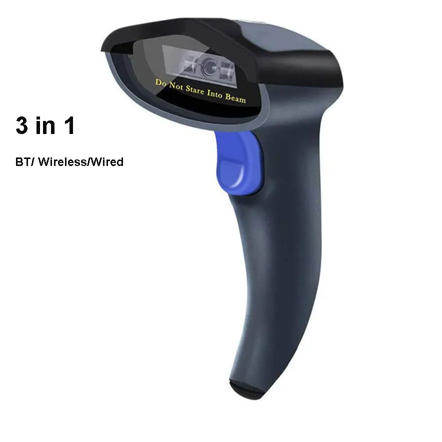 3 in 1 2D High Speed USB Mobile waterproof shockproof Barcode Scanner Rugged