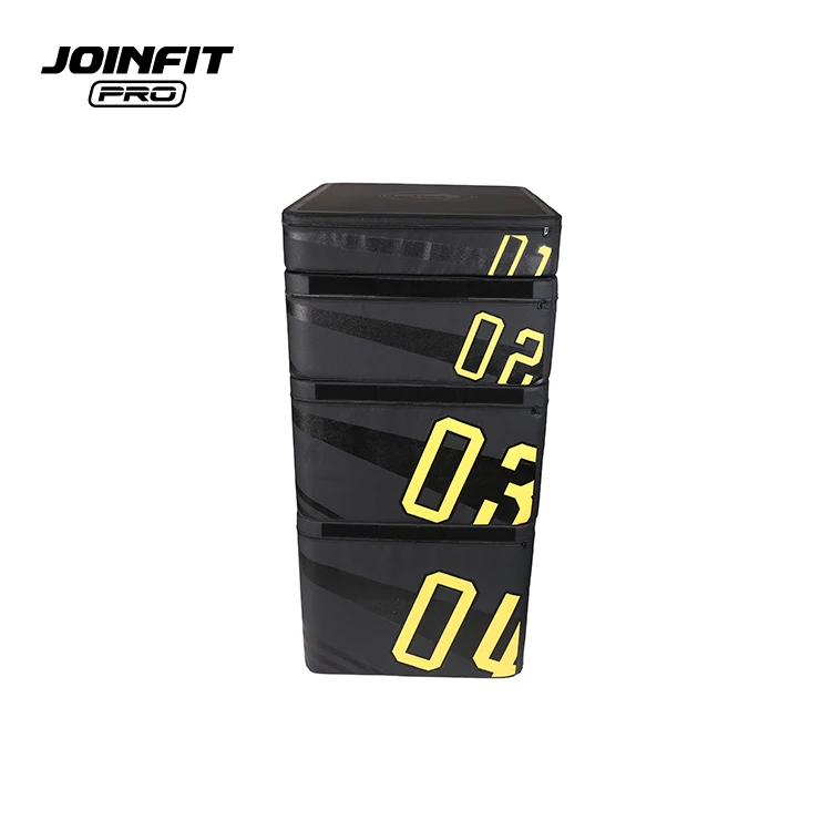 adjustable gym PVC EVA non slip plyometric jumping box foam soft plyo box set