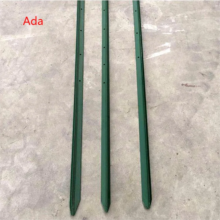 Galvanized Steel Star Picket Y Post with Clips for Field Fence