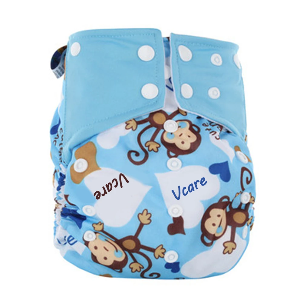 Custom Bamboo Charcoal Nappy Antibiosis Cotton Colorful Cloth Diaper Manufacturer