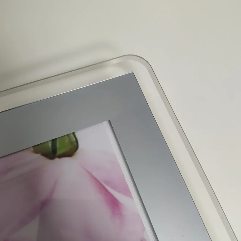 supermarket shelf led advertising light slim box for logo deign