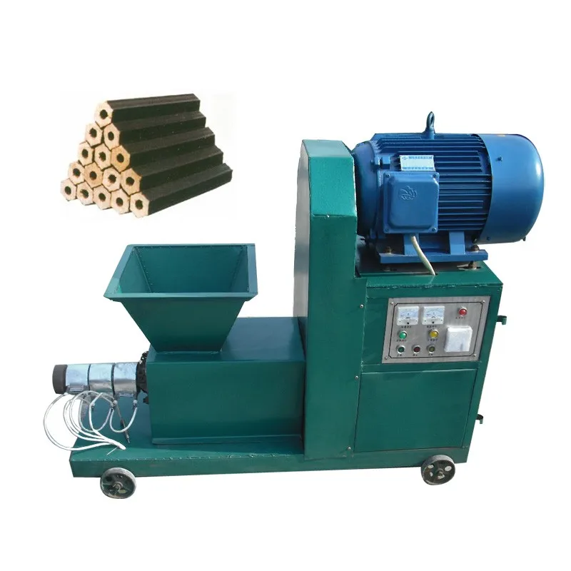 350 kg per hour capacity wood log biomass sawdust briquette making machine