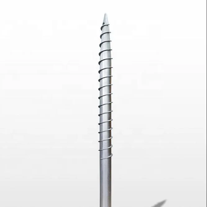 Hot-dipped Galvanized Ground Screw Used For Building