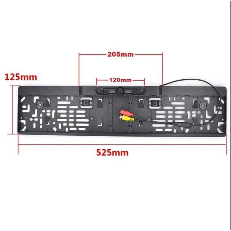 Car Reverse Sensor With Camera Parking System 3.5 inch Monitor