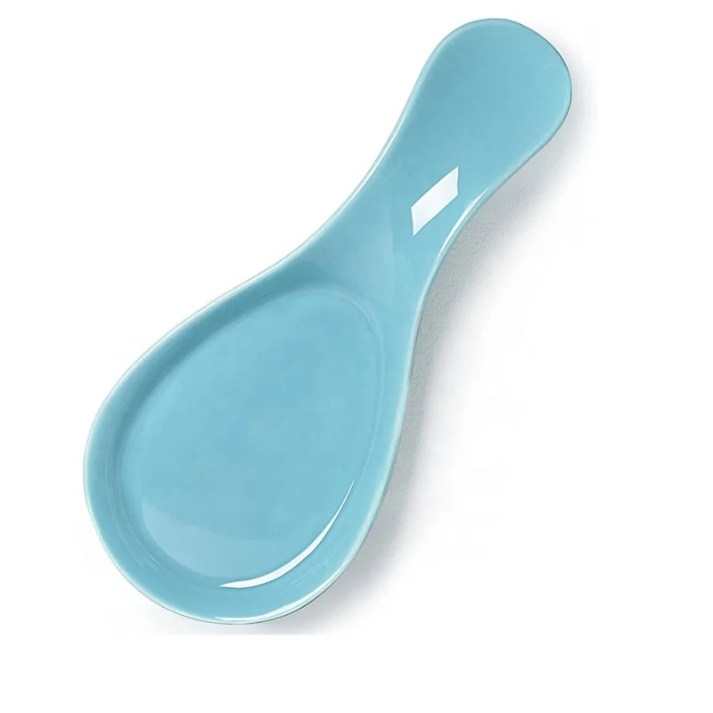 wholesale ceramic spoon rest, large spoon holder utensil rest for kitchen counter