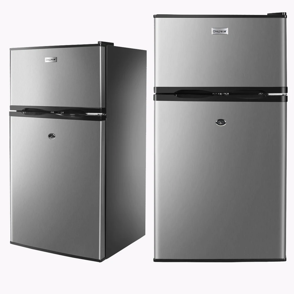 90L 78L Upright Home Double Door Gas Powered Fridge Refrigerator on Sale with Top Freezer