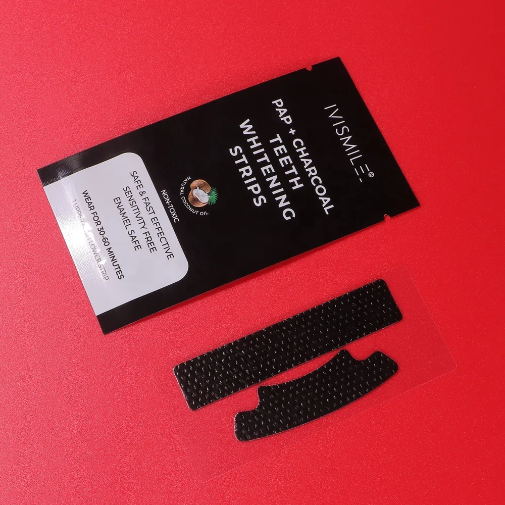 IVISMILE 28pcs Home Easy Use Mint Flavor Non Peroxide Whitening Strips for Private Label