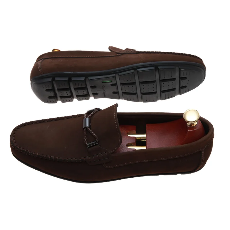 Hiking office leather sport fashion design leather mens boat classic fashion hot sales shoes for men