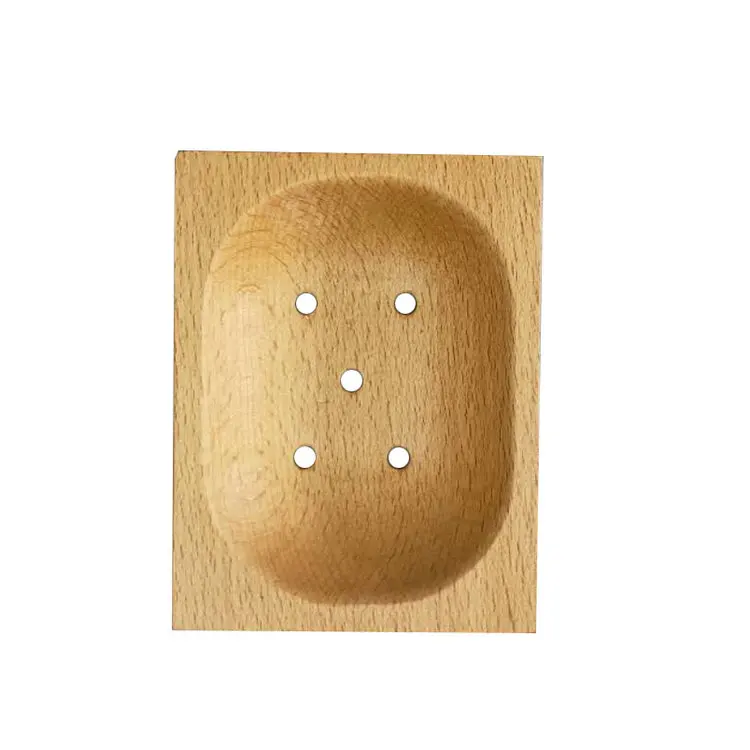 Eco-Friendly Natural Bamboo Wooden Soap Dish ray Bathroom Soap Holder