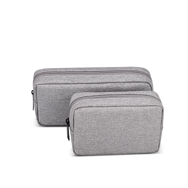 Digital product accessories packing box waterproof travel assist zipper package multi layers pouch mini cosmetic bags tablet bag