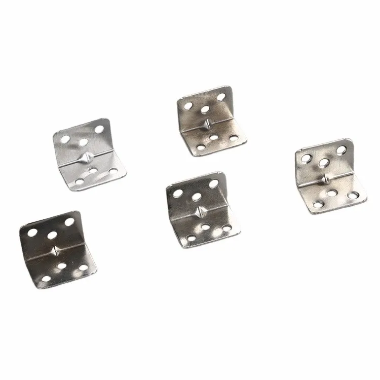 Cabinet 4 Holes 6 Holes Hardware Angle Stainless Steel Angle Code Furniture Fasteners Angle Iron L-Type Steel Corner Bracket