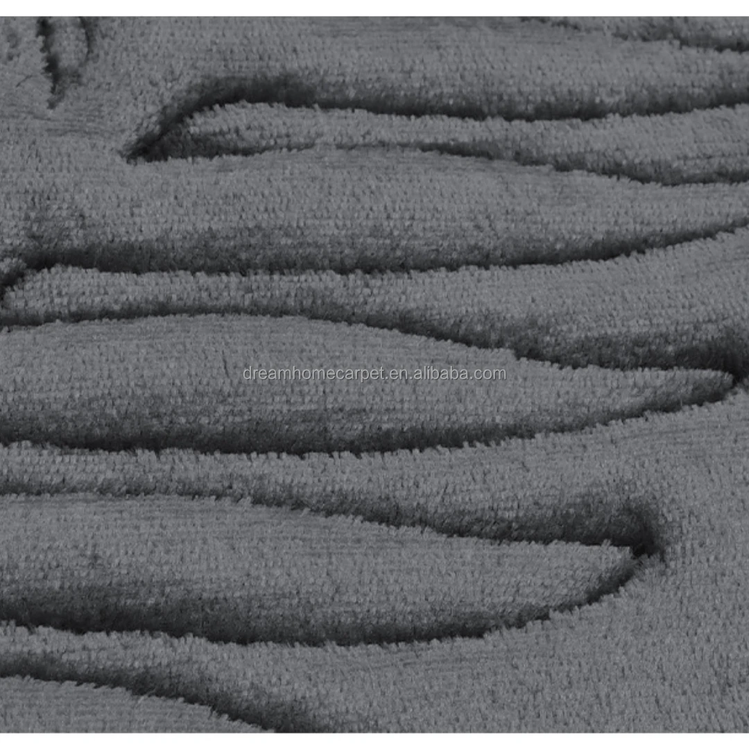 Cheap 3D Pebble Stone Soft Quick Dry Super Water Absorb Non Slip Memory Foam Bath Mat for Bathroom