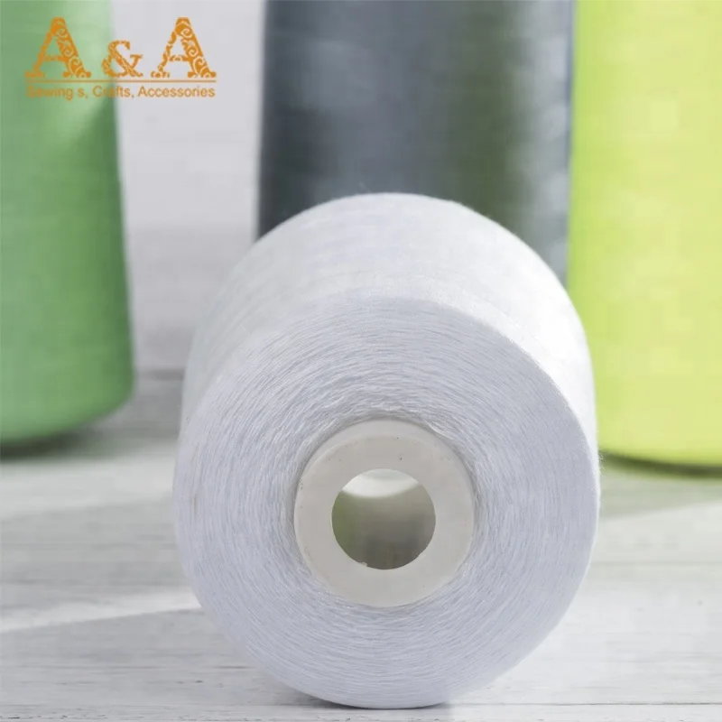 wholesale manufacturer best quality cheap price 20/3 20/2 40/2 polyester sewing thread leather sewing bag sewing