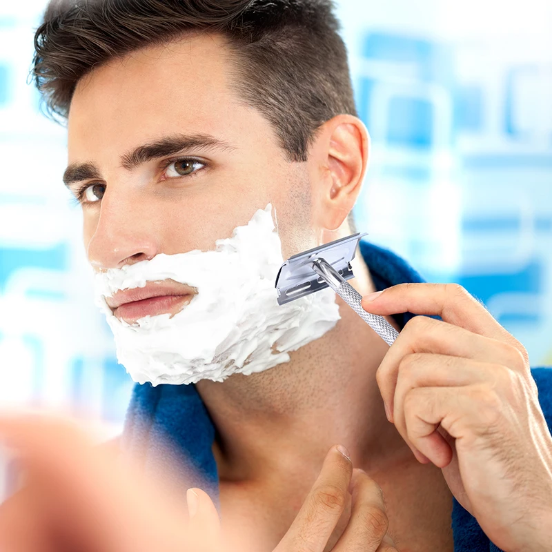 Wholesale Cheap Price Safety Razor Double Edge Blade Iron Handle Razor For Men