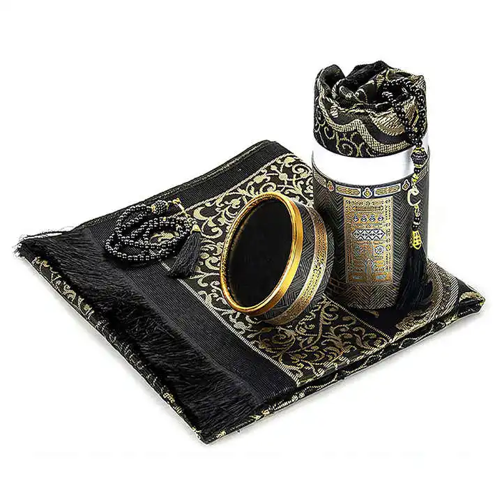 Muslim Prayer Rug, Islamic Turkish Extra Thick Velvet Praying Carpet, Portable Prayer Mat for Kids Great Ramadan Gifts
