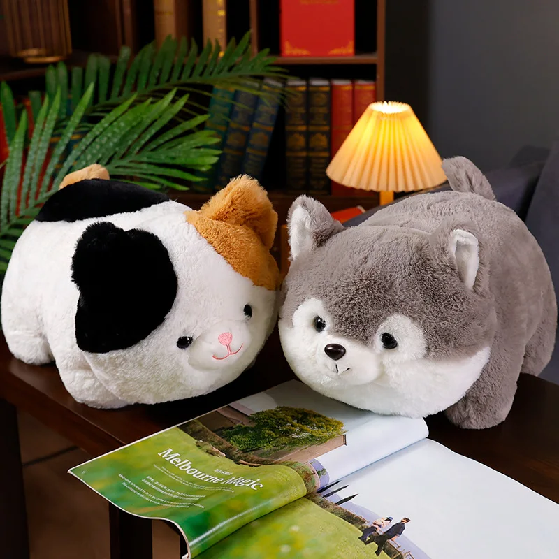 Creative super soft fat plush fat cat stuffed toys cute axolotl plush toy pillow adorable stuffed sloth panda plush fat pig toy