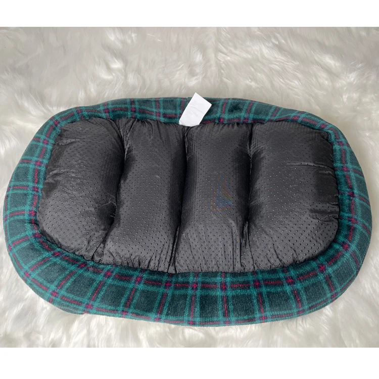 2317 Oval well supported orthopedic shredded foam dog bed