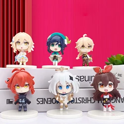 6in1 7in1 Genshin Impact Klee Cute Figure Office Ornaments