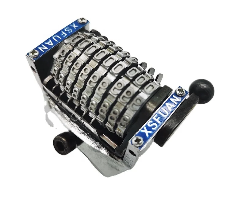 2021 newly printing rotary type 9 digit  numbering head numbering machine printing number on paper