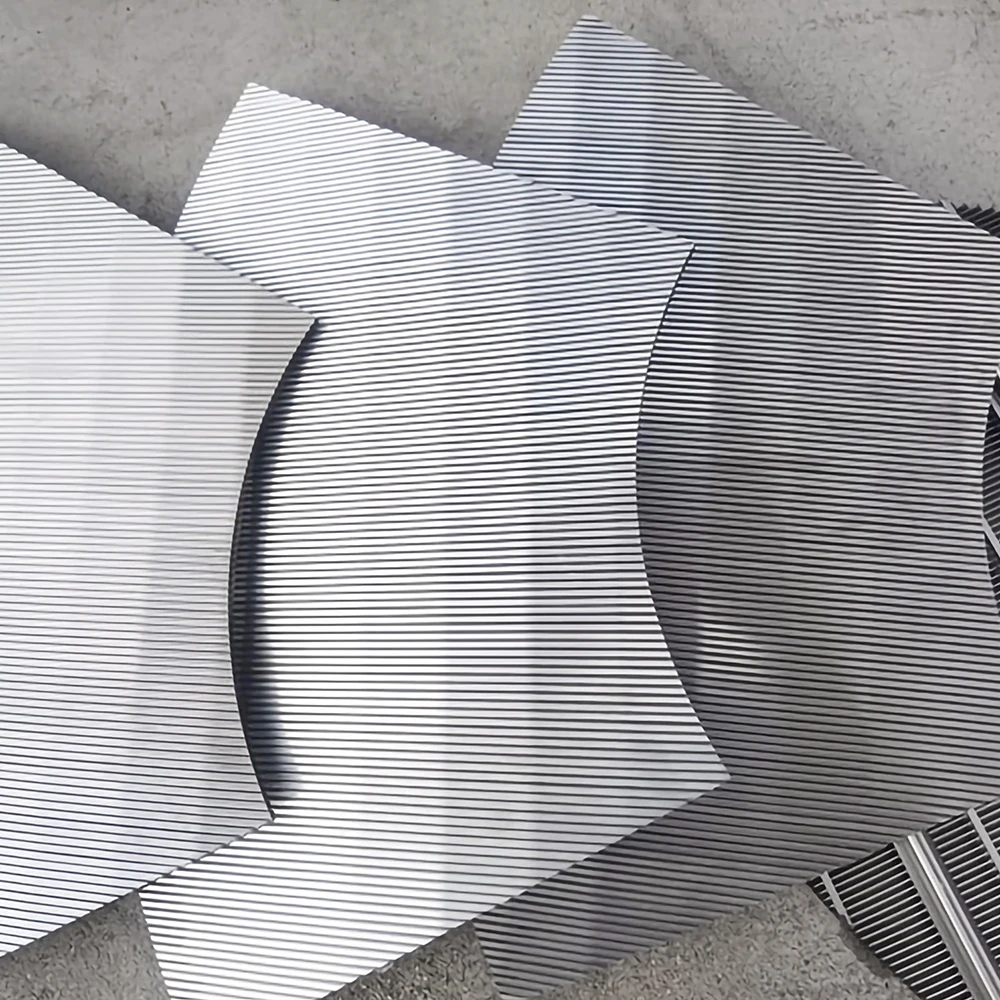 Johnson 316/316L Stainless Steel Coanda Screen 0.02-5mm Wedge Wire V Wrapped Filter Mesh Panel for Mine Waste Water for Farms