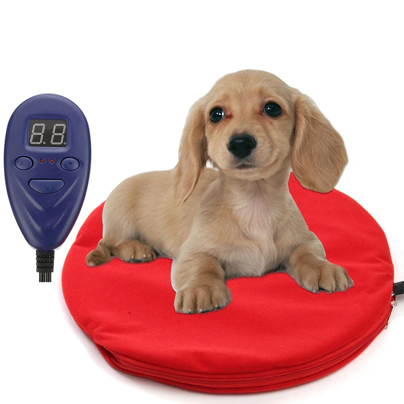 Temperature Adjustable Dog Cat Heating Pad Waterproof Pet Heating Pads For Puppies