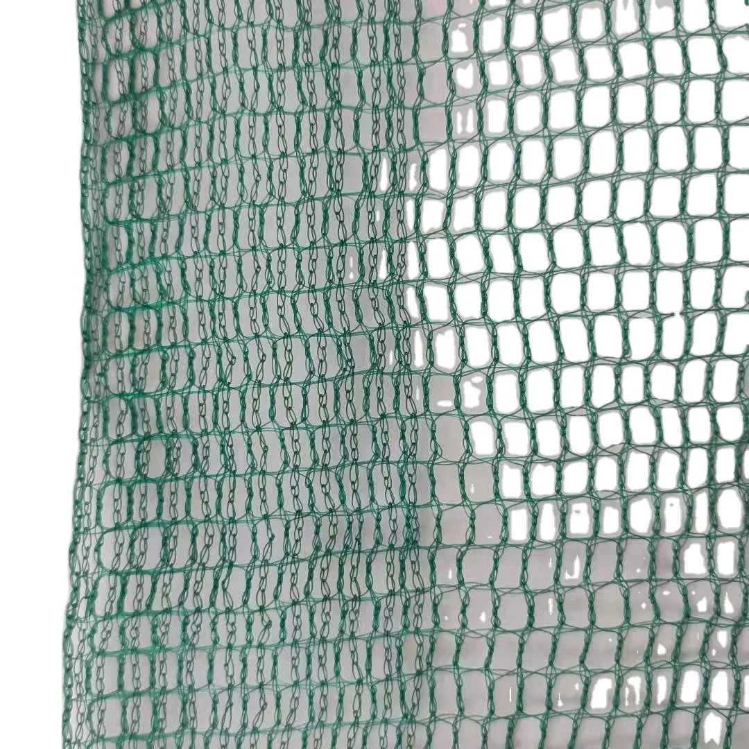 Factory Manufacturer knitting virgin hdpe olive green color harvest collection net