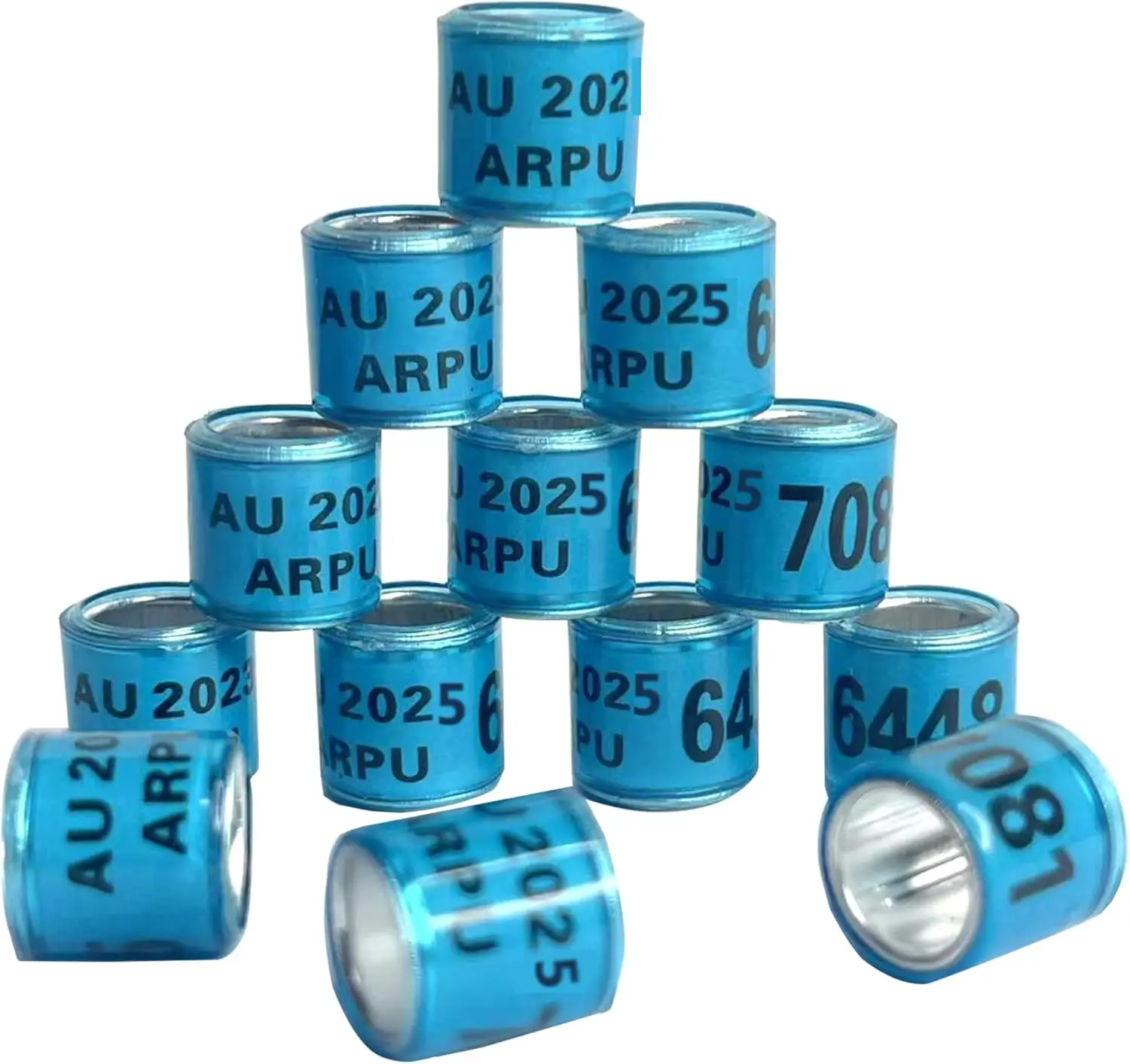 Multicolor Aluminium Pigeon Leg Rings Bands Identify Plastic With 2025 Training Birds Foot Ring