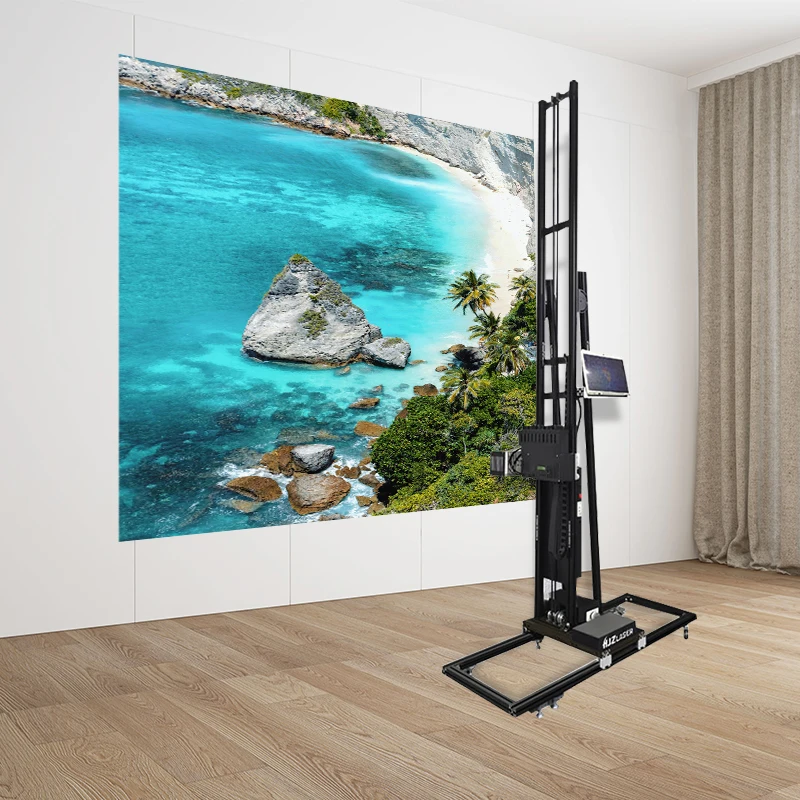 Водонепроницаемый УФ-чернильный настенный принтер HKHR для вертикальной печати на стене и парковке