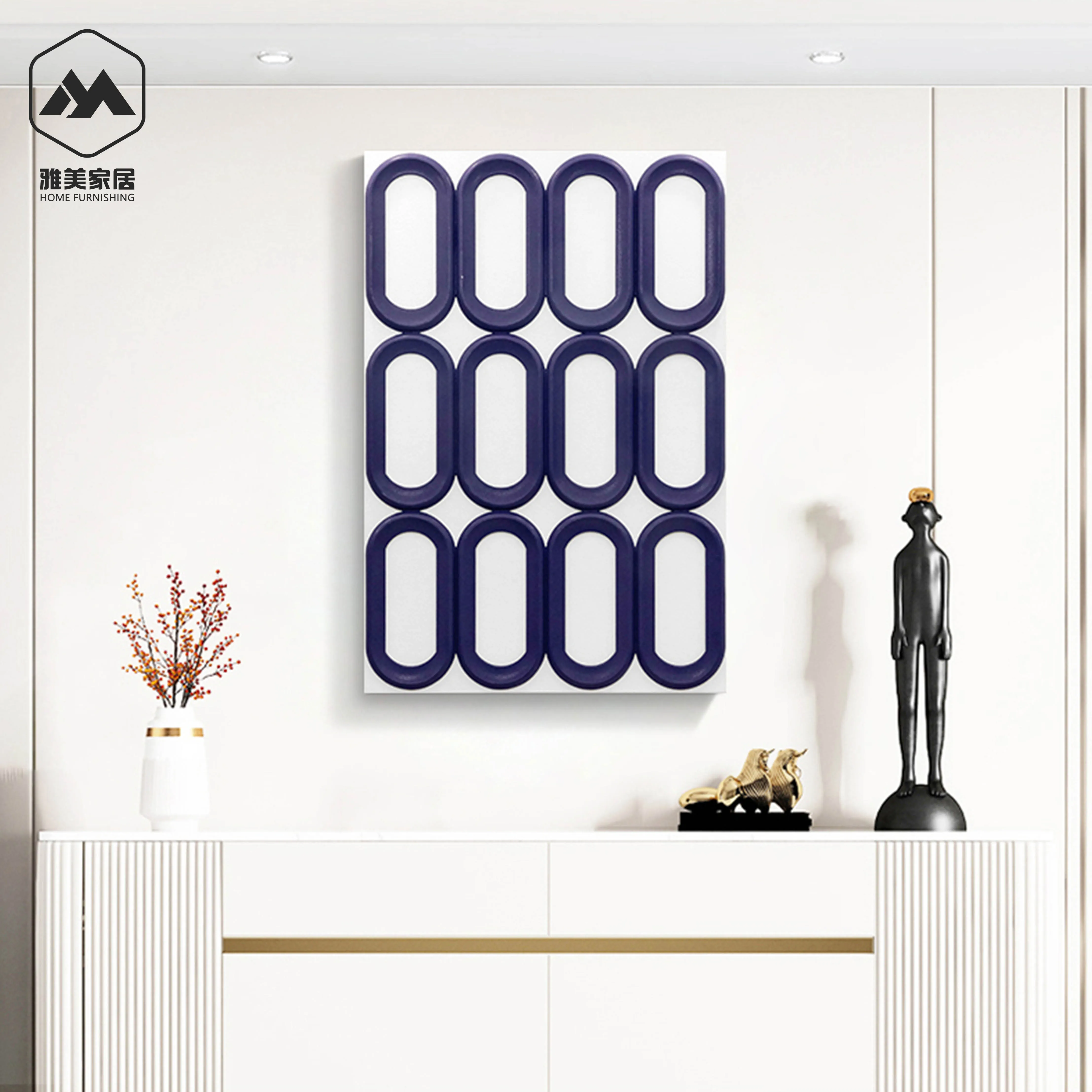 porch decoration painting paintings and wall arts 3D mural hotel Home decoration sofa background abstract wall art