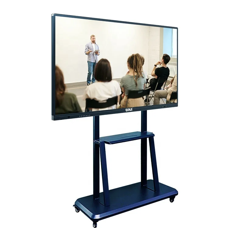 Крытый 4K UHD интерактивный сенсорный экран 110 дюймов Смарт-доска конференц все в одном ТВ ПК