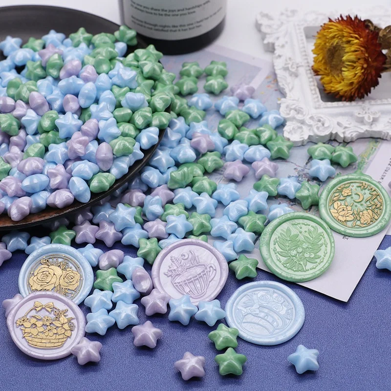122 Colors Star Wax seal  Beads Sealing Stamps for Weddings Greetings Invitations Gifts Envelopes Wine Bottles Other Seals