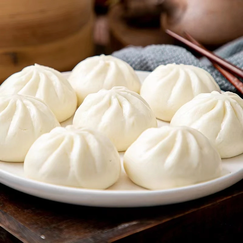 Wholesale convenient frozen fast food delicious steamed stuffed bun with mushroom filling