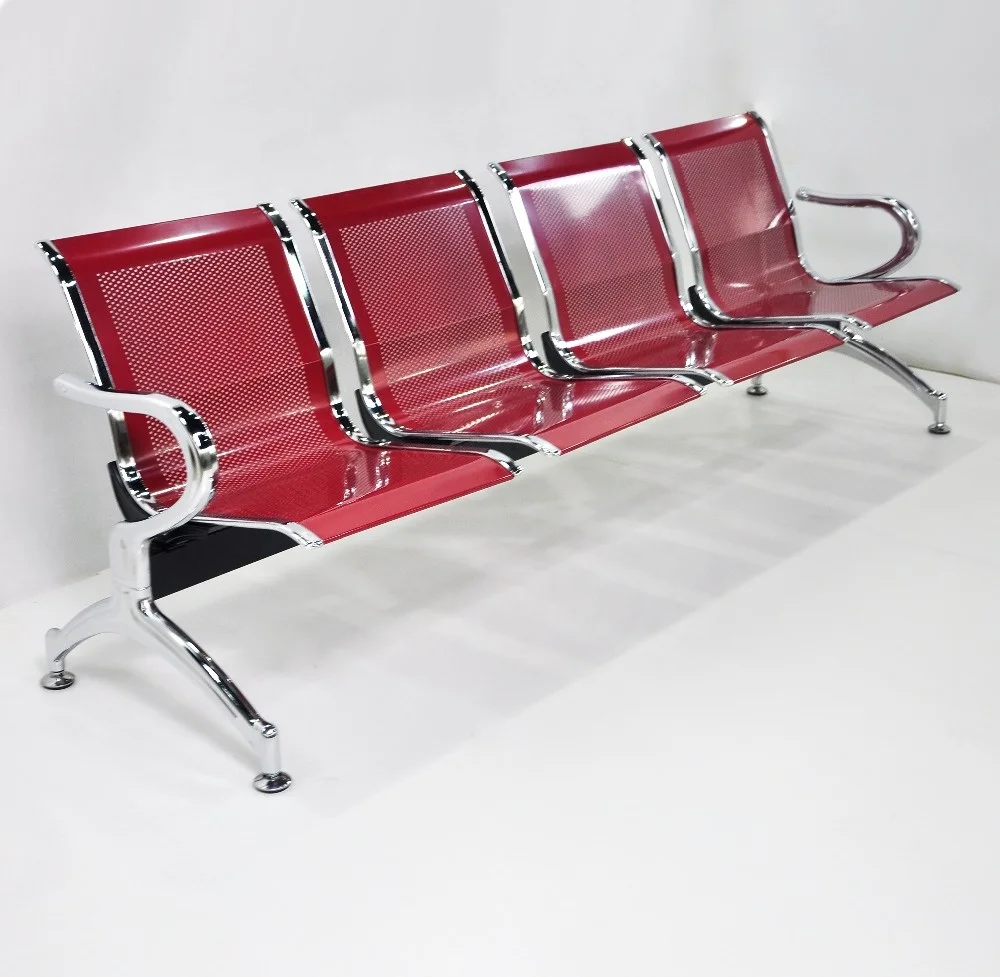 4 Seats Waiting Room Bench Seats Gang Chair Waiting Area Chairs Airport Waiting Chair
