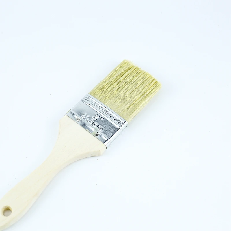 long wooden handle paint brush building construction hand tools Chip Paint Brushes Oil Foundation Laying, Artists, Kids