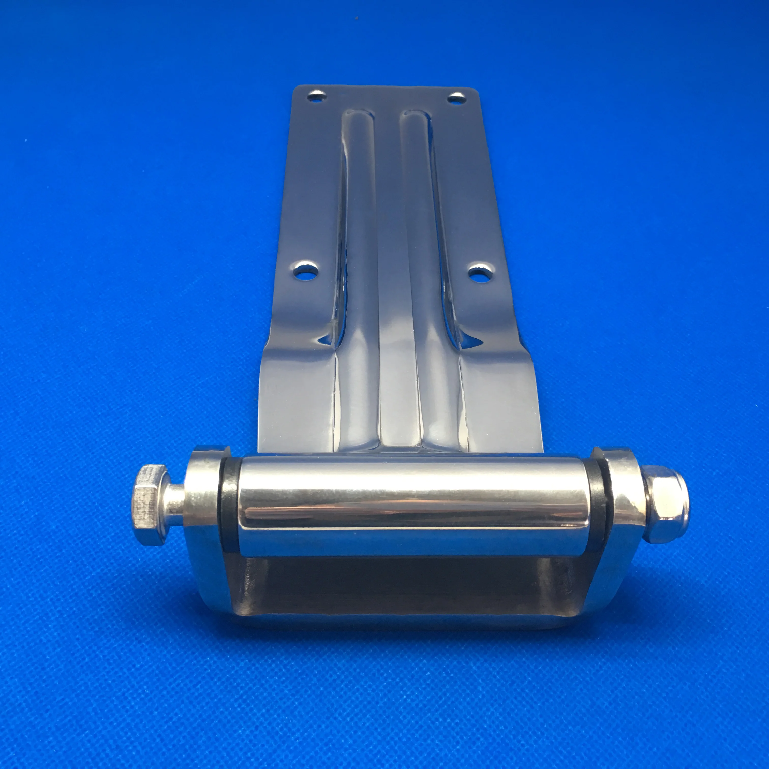 01116 Semi trailer truck dump body container door side rear hinge