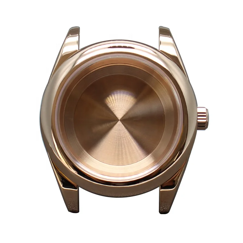 Dive Watch Rose Gold Stainless Steel 36mm/40mm Watch Case Fit NH34 NH35 NH36 NH38 Miyota 8215 Movement