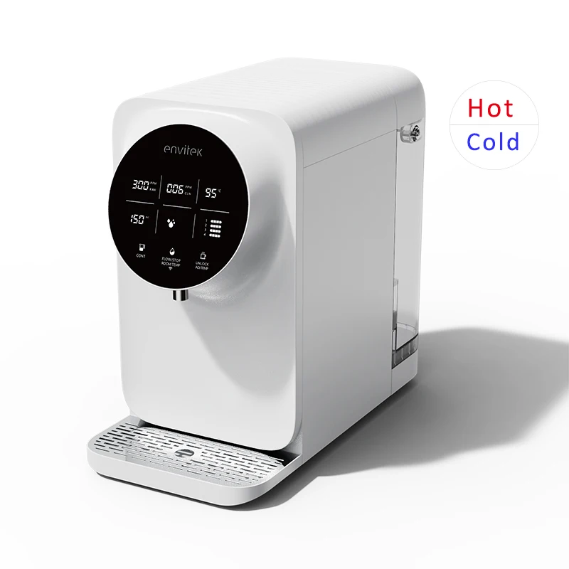 Countertop water purifier hot and cold Smart TDS Monitor UVC reverse osmosis water filter system