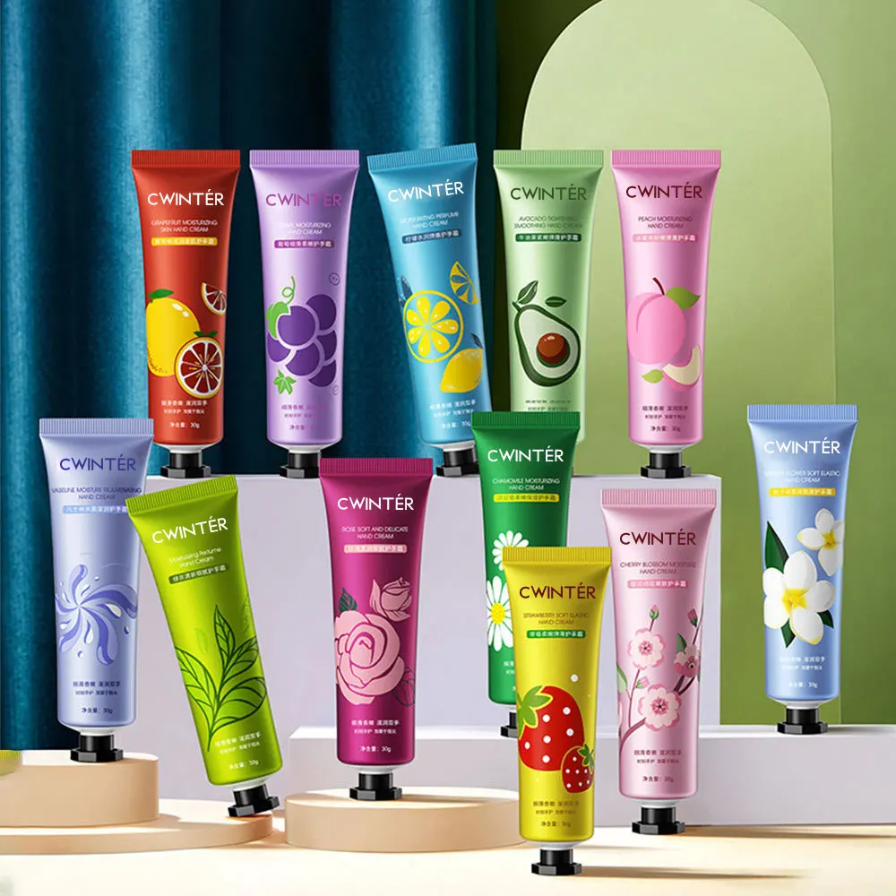 Wholesale Nourishing Moisturizing Flower mini lotion Fragrance Hand Cream Lotion Soft Skincare Hand Cream