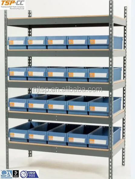 Пластиковые ящики для хранения полки корзины склада и офиса