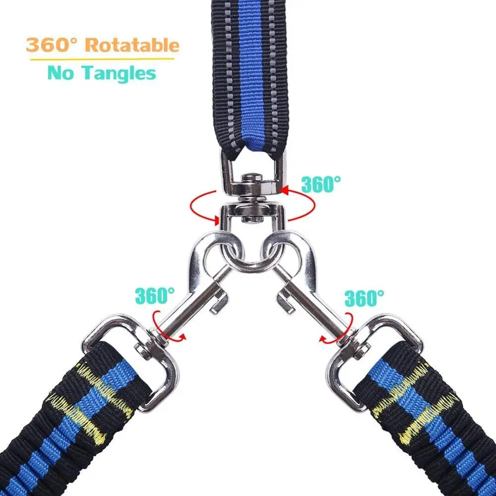 Strong Dog Nylon Rope Leash With Comfortable Padded Handle Highly Reflective Threads Dog Leashes