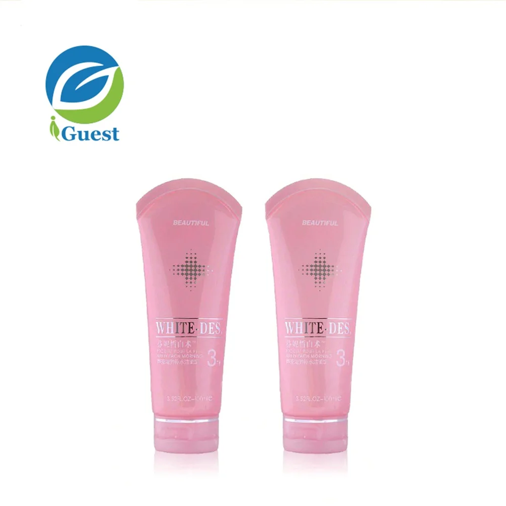 
Solid Pink Color Cosmetic Plastic Tube With Pink Flip Top Lid 