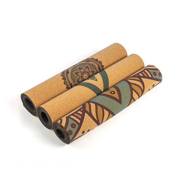 2024 New products microsuede and natural tree rubber yoga mat tube packaging yoga mat
