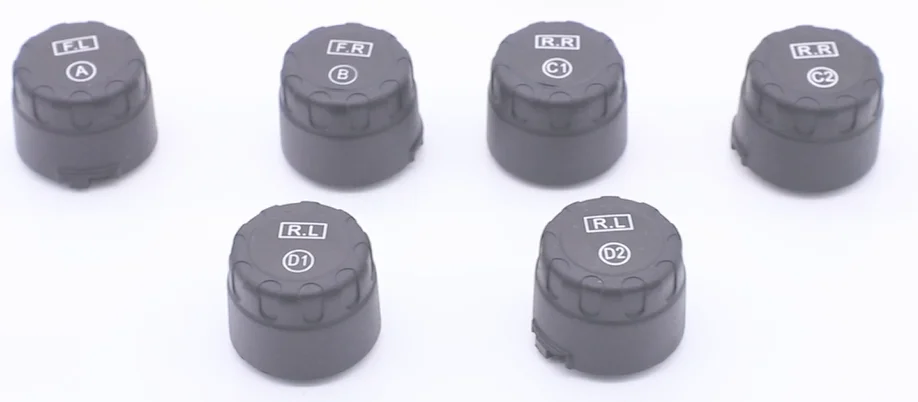  TPMS для легкого грузовика с 6 внешними беспроводными датчиками давления в