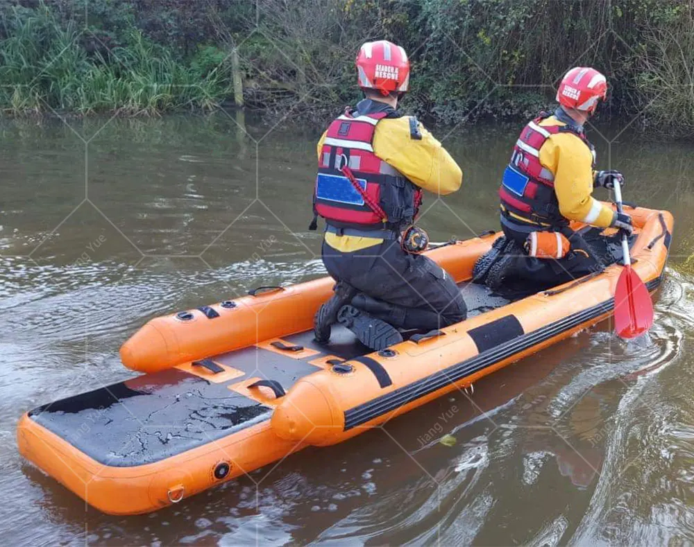 Popular Sale Good Quality Inflatable Boat Inflatable Rescue Fishing Pontoon Boat Dinghy Jet Ski Rescue Sled